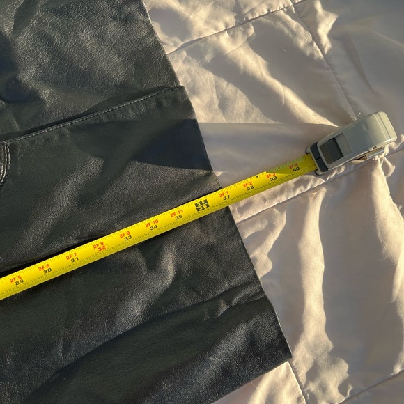 Vintage Dero By Rocco D’amelio Leather Coat, Black, Size L - Picture 9 of 15